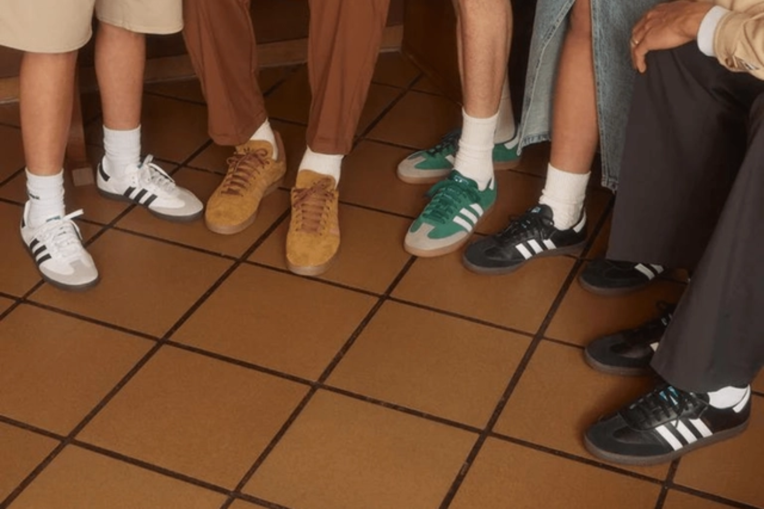 various adidas samba colorways