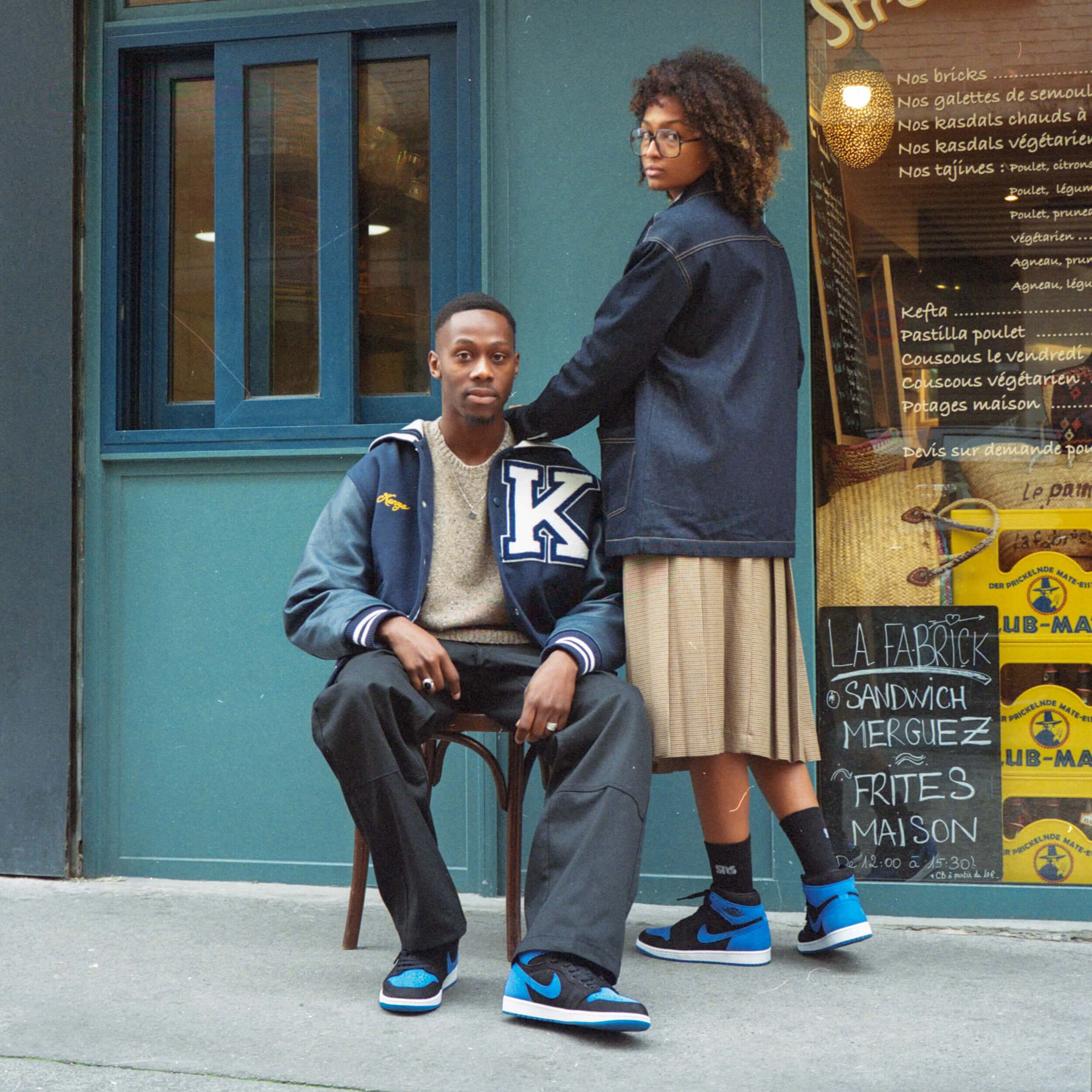 Nike Air Jordan 1 Retro High OG 'Royal Reimagined' on feet