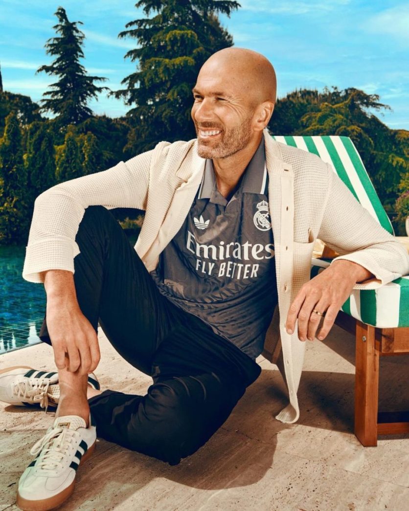 Football legends are unveiling adidas's new third kits