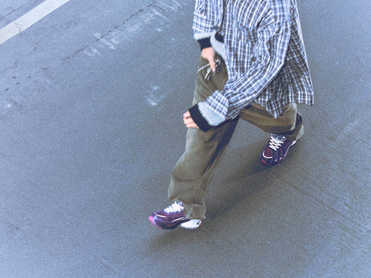BAPE x adidas Orketro purple