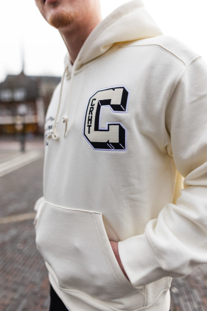Carhartt WIP Hooded Brown Ducks Sweat 'Wax'