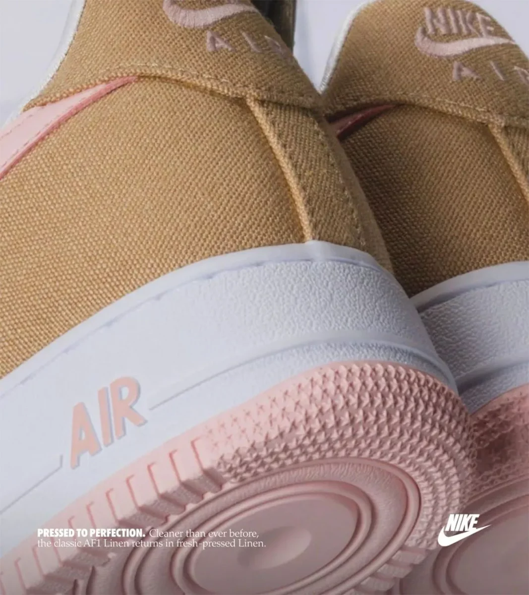 The Nike Air Force 1 Low 'Linen' is getting a canvas makeover