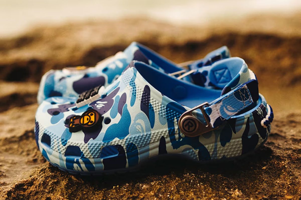 BAPE x Crocs Classic Clog combines camouflage and comfort