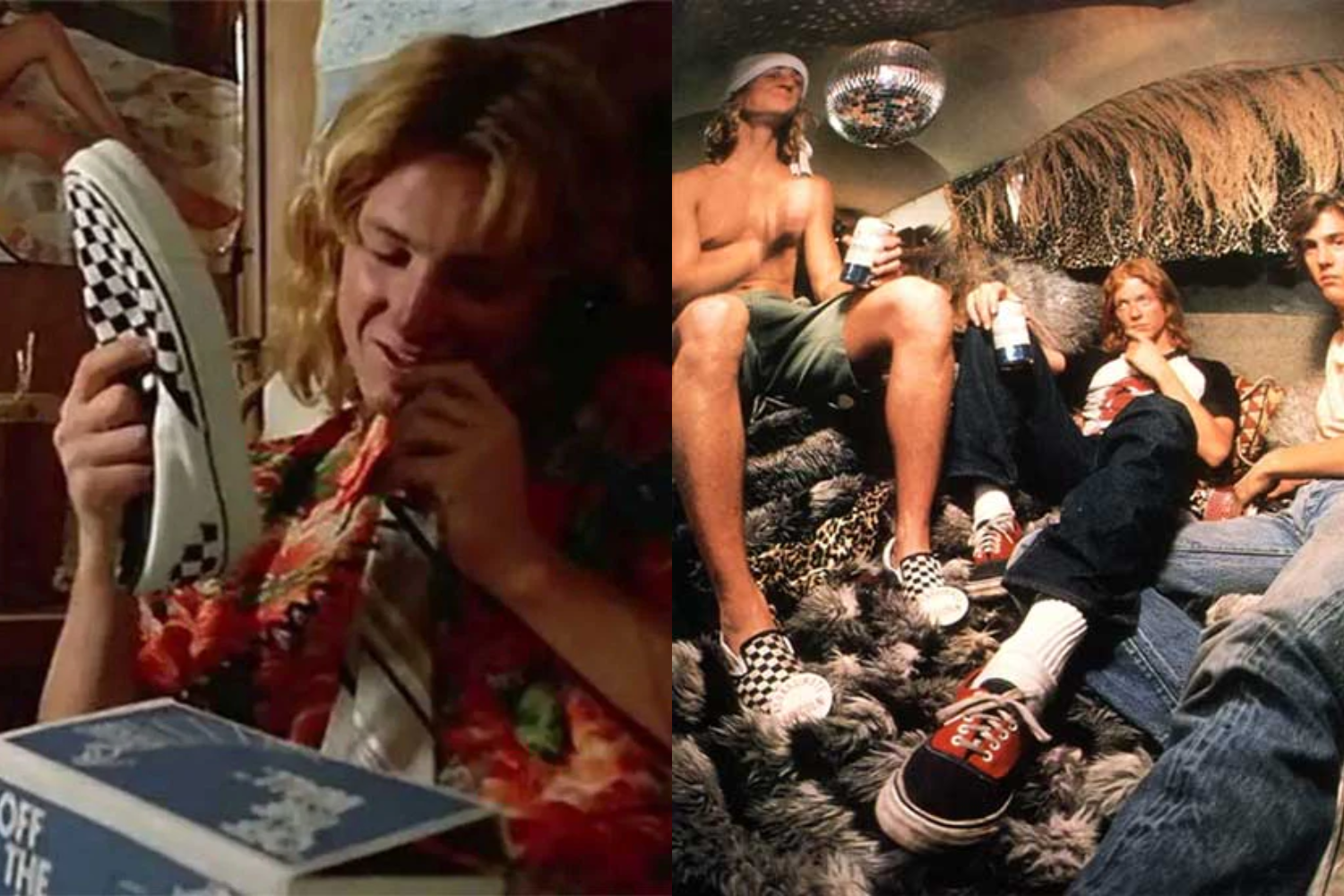 Sean Penn checkered Vans Slip-Ons in Fast Times at Ridgemont High
