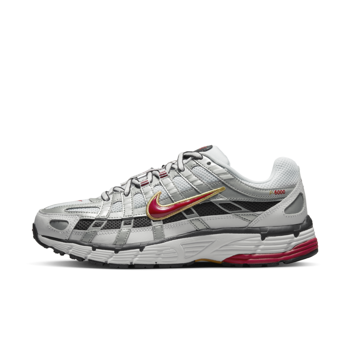 Nike P-6000 WMNS 'White Gold Red'