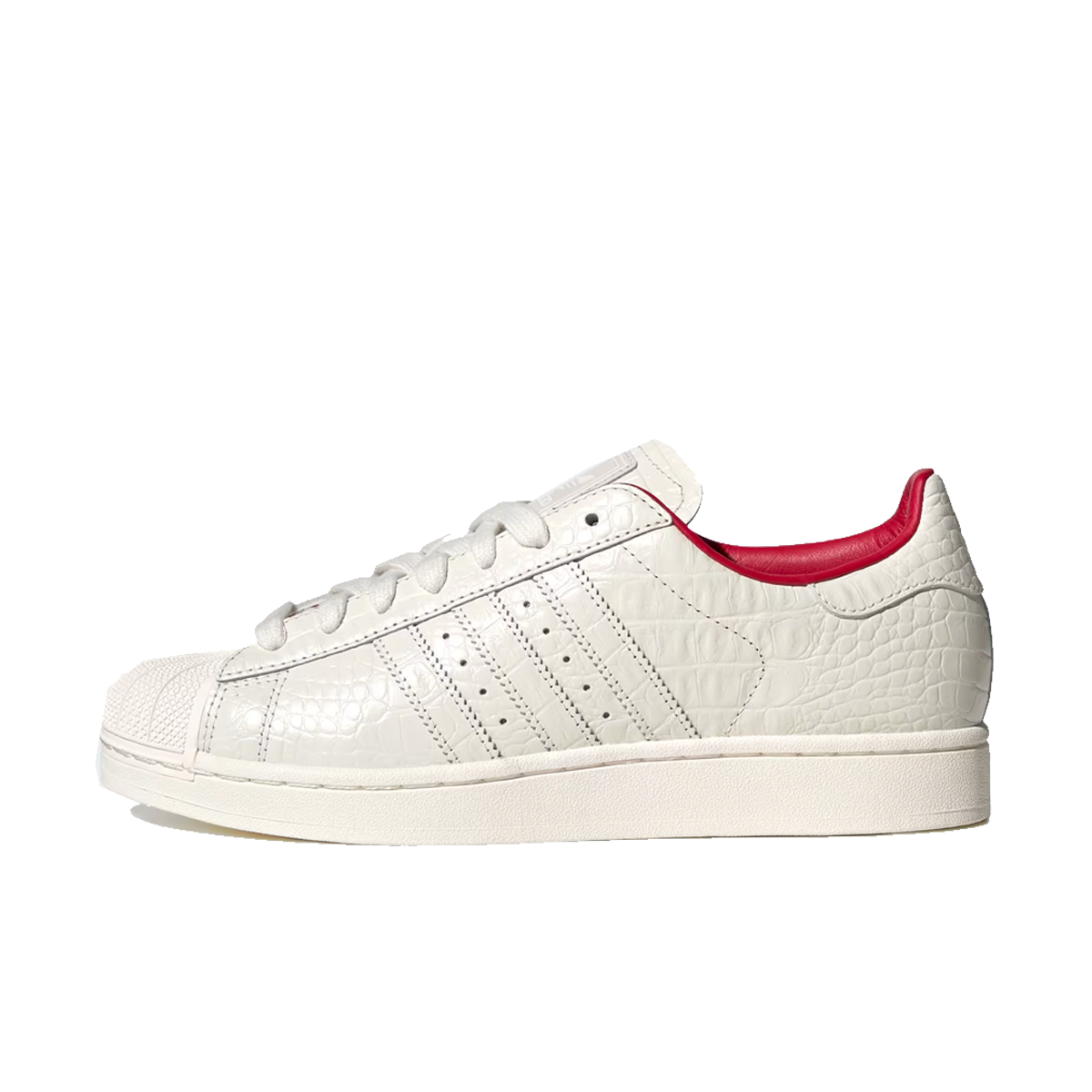adidas Superstar II 'Core White & Better Scarlet'
