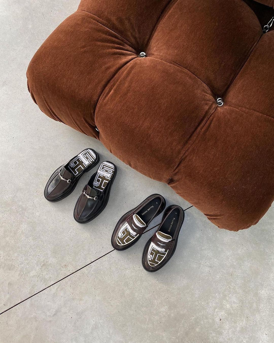 Filling Pieces mules and loafers