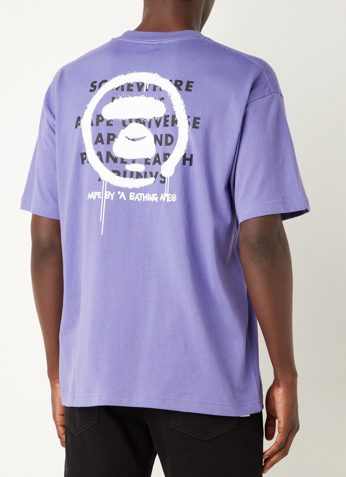 Aape T-Shirt logo met Backprint