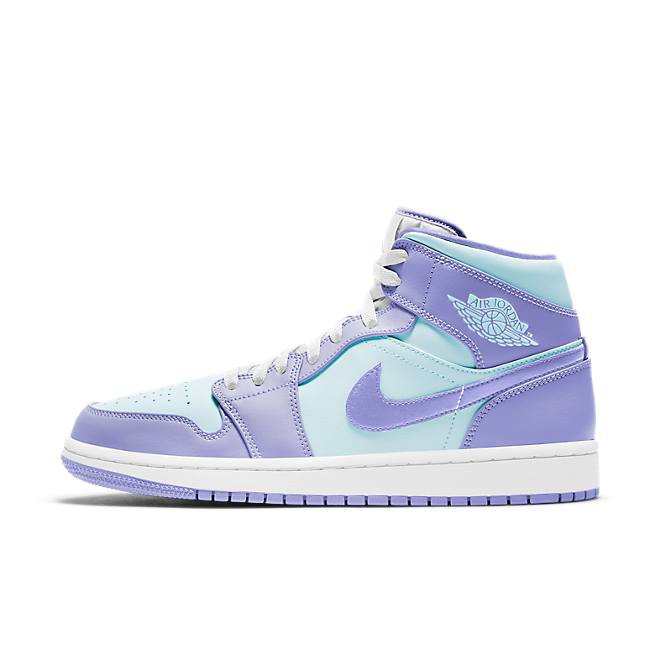 Air Jordan 1 Mid 'Purple Aqua' 554724-500