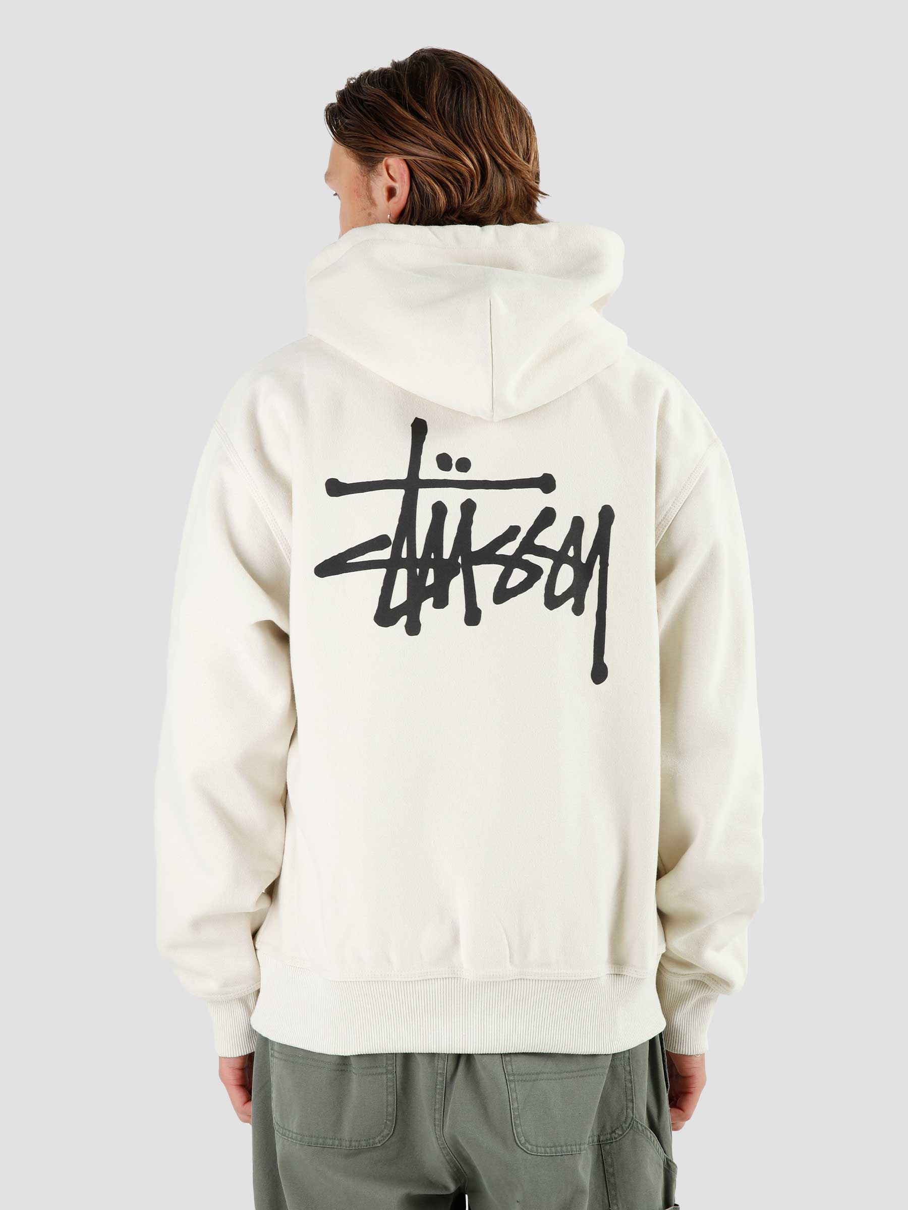 Basic Stussy Hoodie Ash Heather