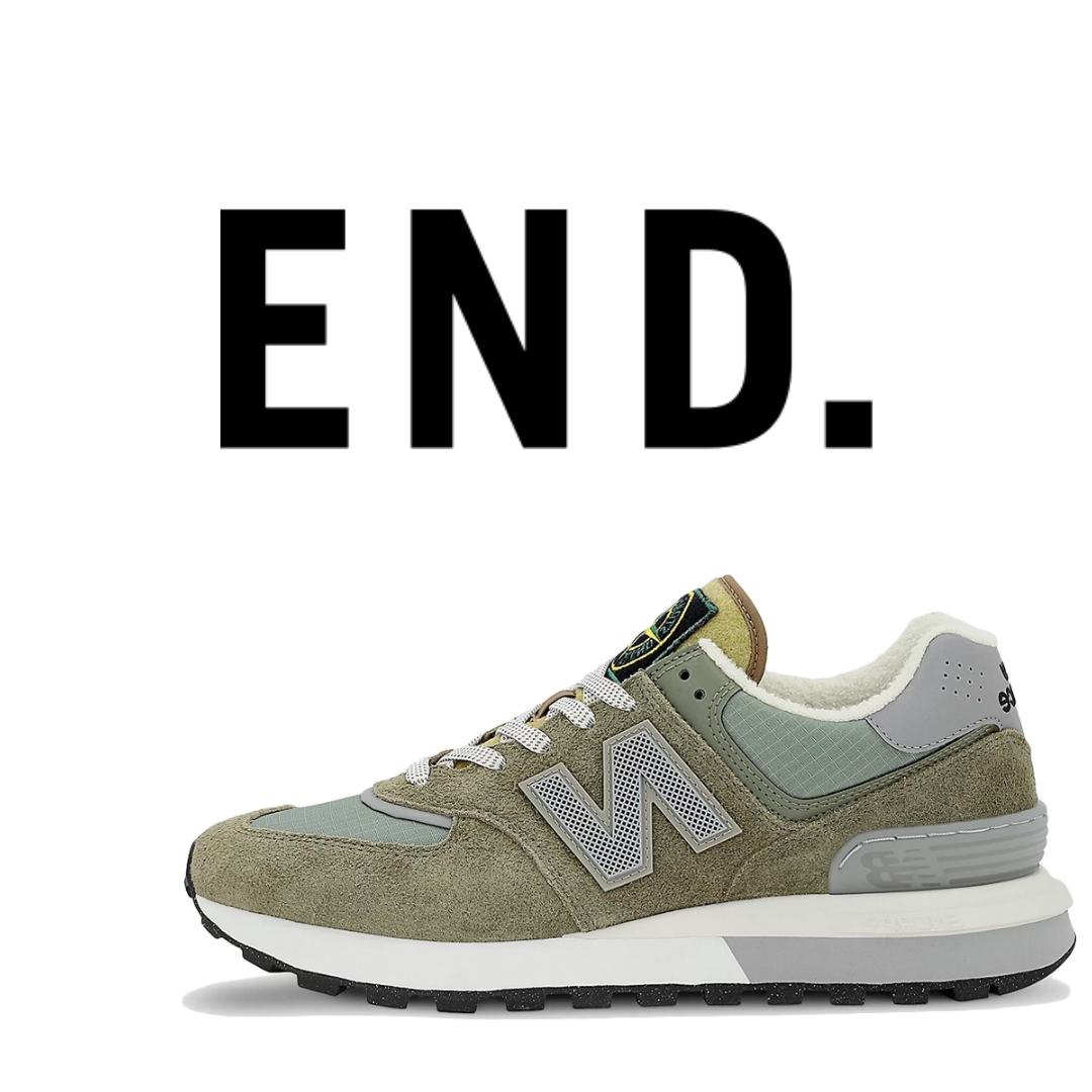 Where to Cop:tone Island x New Balance 574 Legacy 'Green' bij END