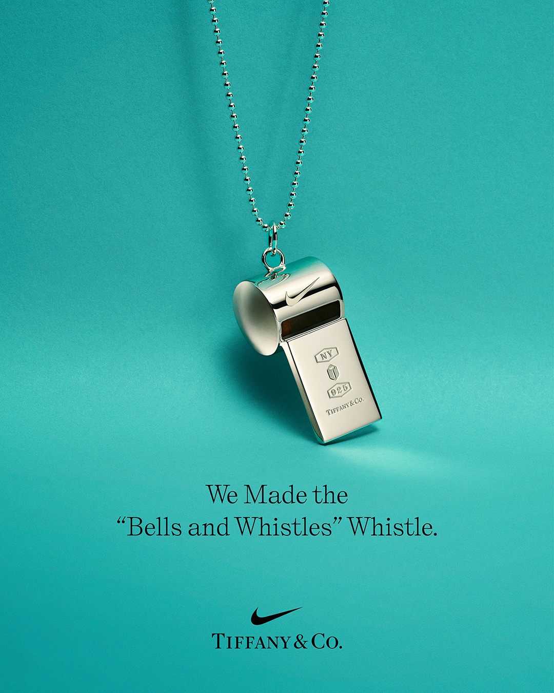 Silver Tiffany & Co x Nike whistle