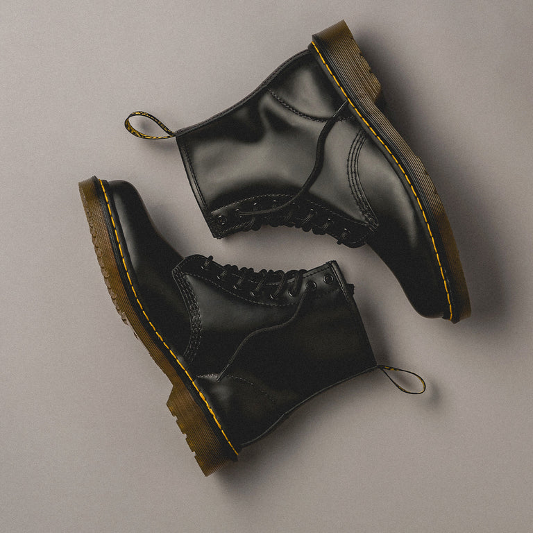 black dr. martens boots