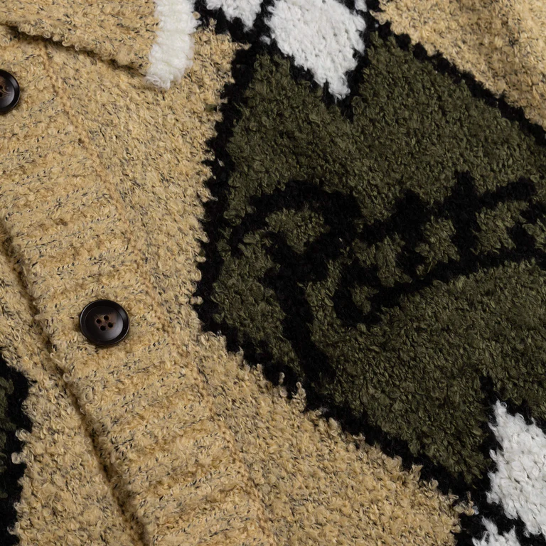 PATTA ARGYLE KNITTED CARDIGAN