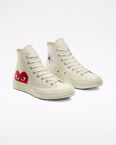 Comme Des Garcons Play x Converse Chuck 70 High 'White'