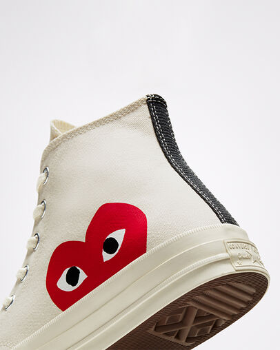 Comme Des Garcons Play x Converse Chuck 70 High 'White'