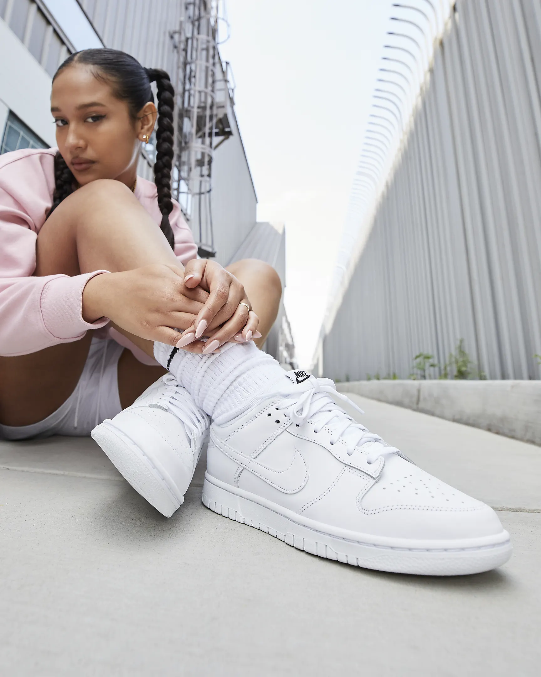 Nike Dunk Low WMNS 'Triple White'