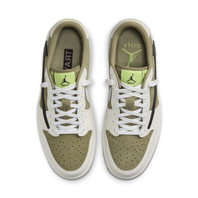Travis Scott x Air Jordan 1 Low Golf 'Olive'