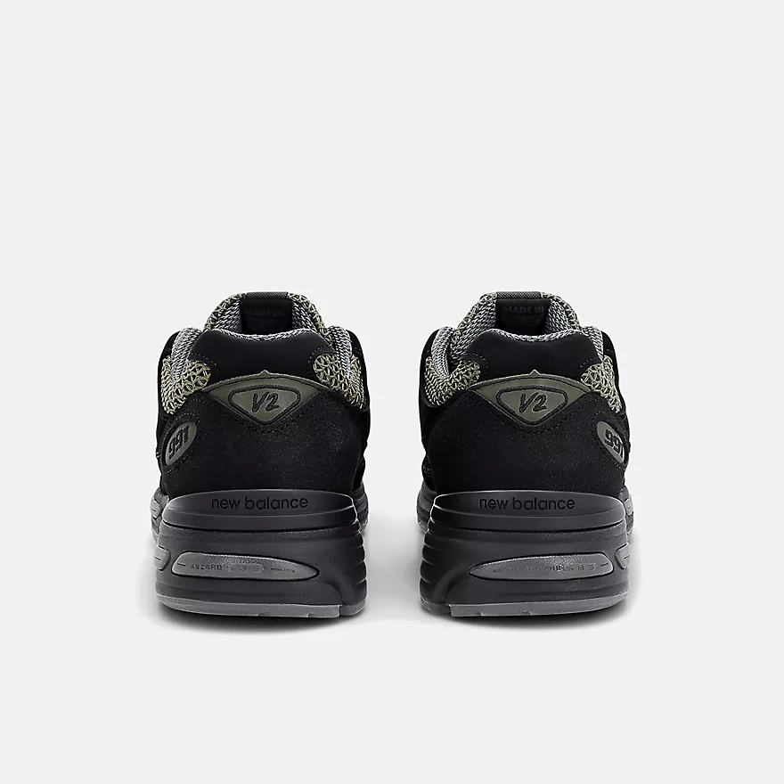 Stone Island x New Balance 991v2 'Black Olive'