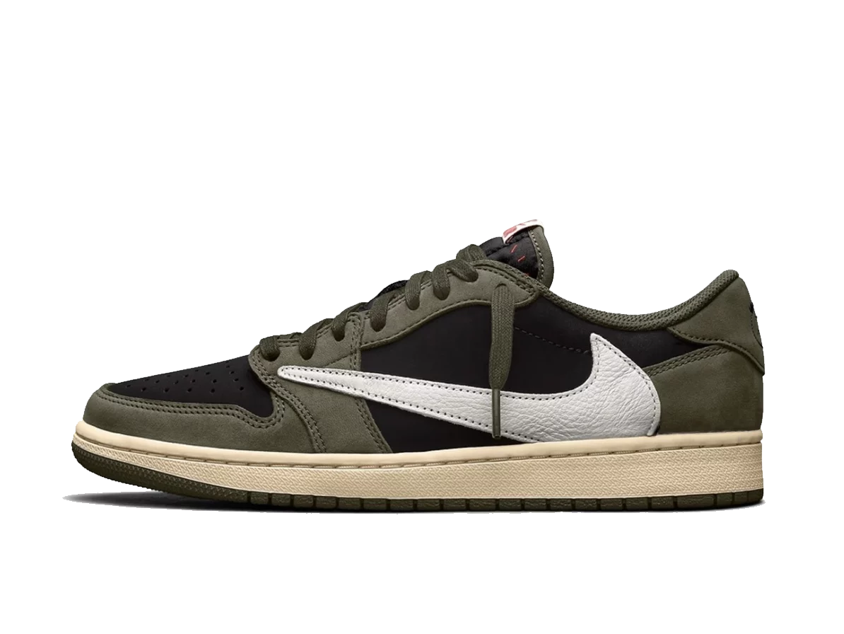 Travis Scott x Air Jordan 1 Low OG 'Black Olive'