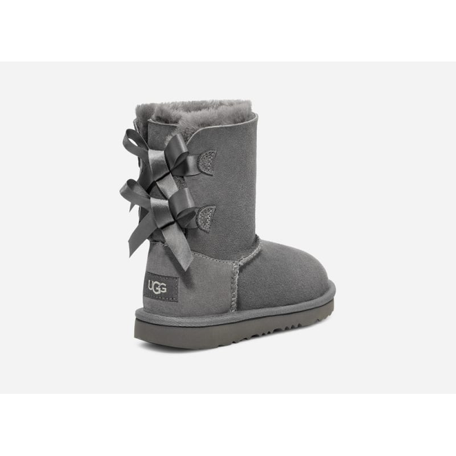 UGG Bailey Bow II Classic Boot Kids Grey 1017394K-GREY