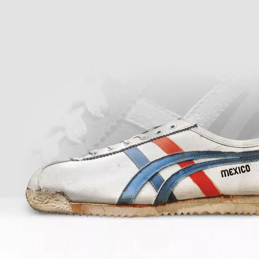 Onitsuka Tiger Stripes op Mexico sneaker