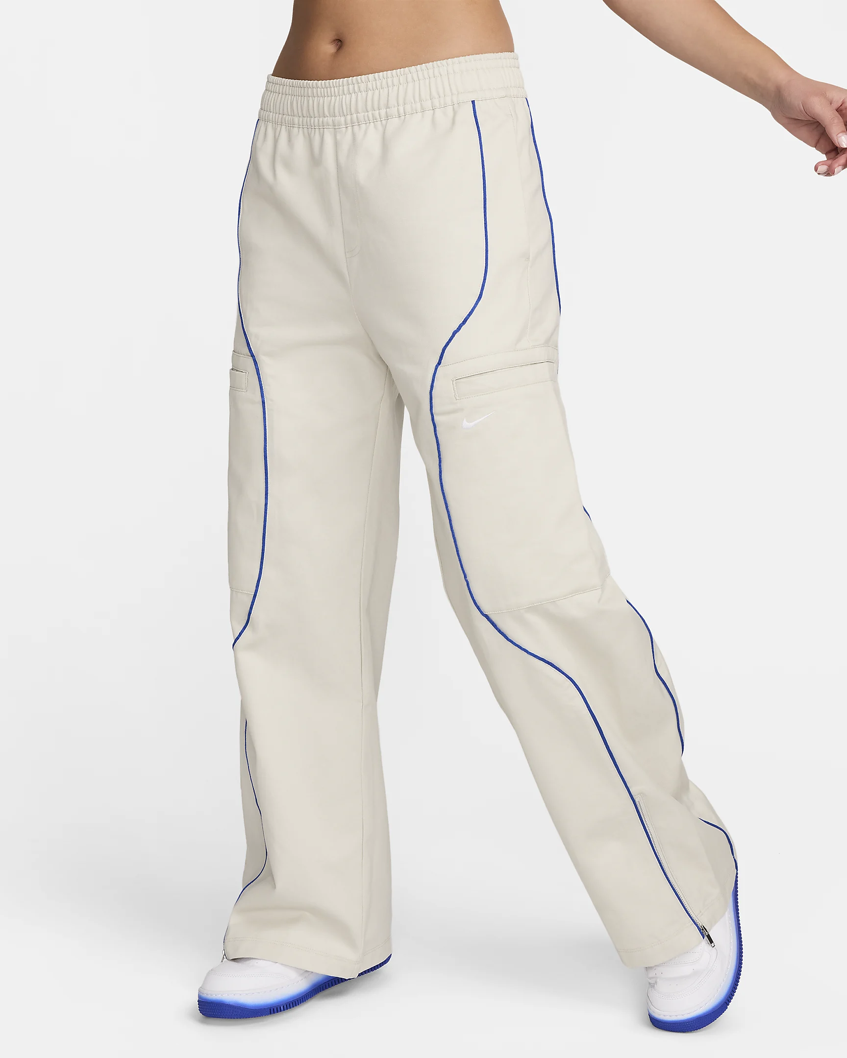 Nike Sportswear Geweven damesbroek met hoge taille
