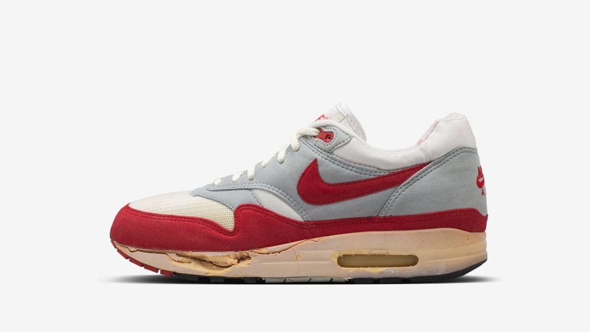 og sport red nike air max 1