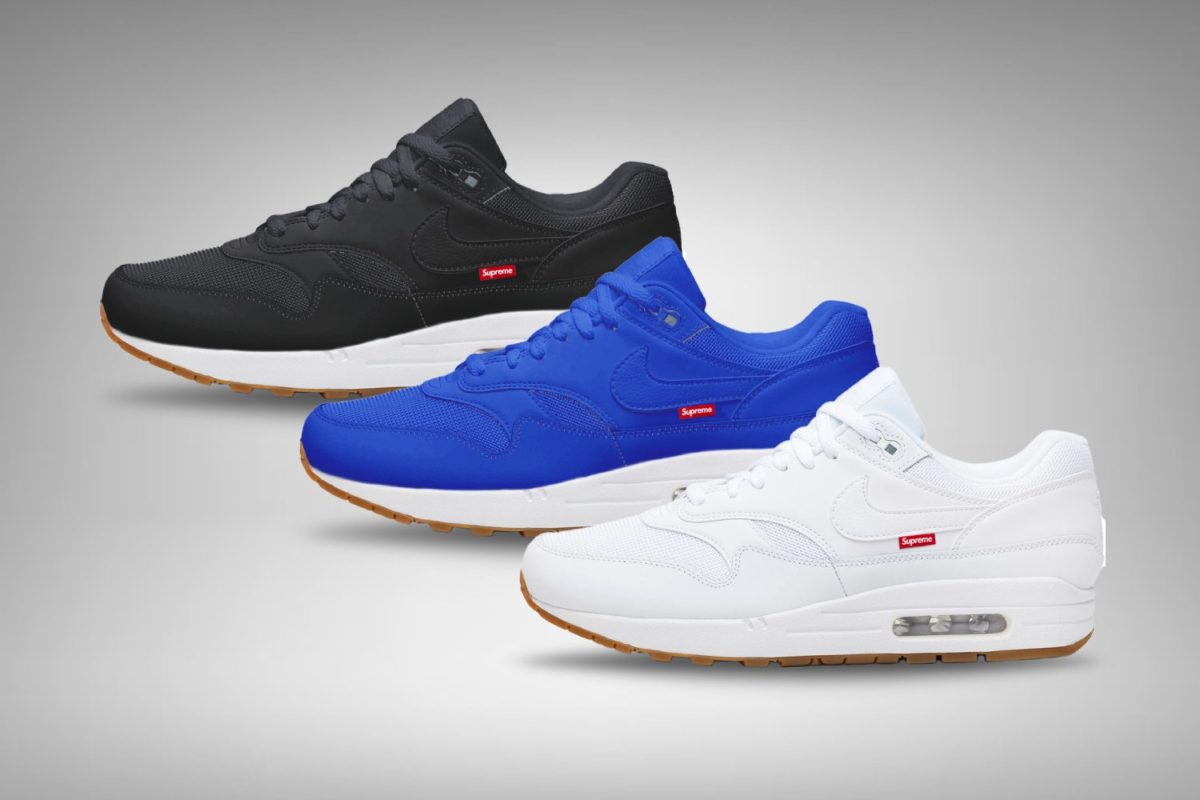 Nike en Supreme slaan de handen ineen voor Air Max 1 collab