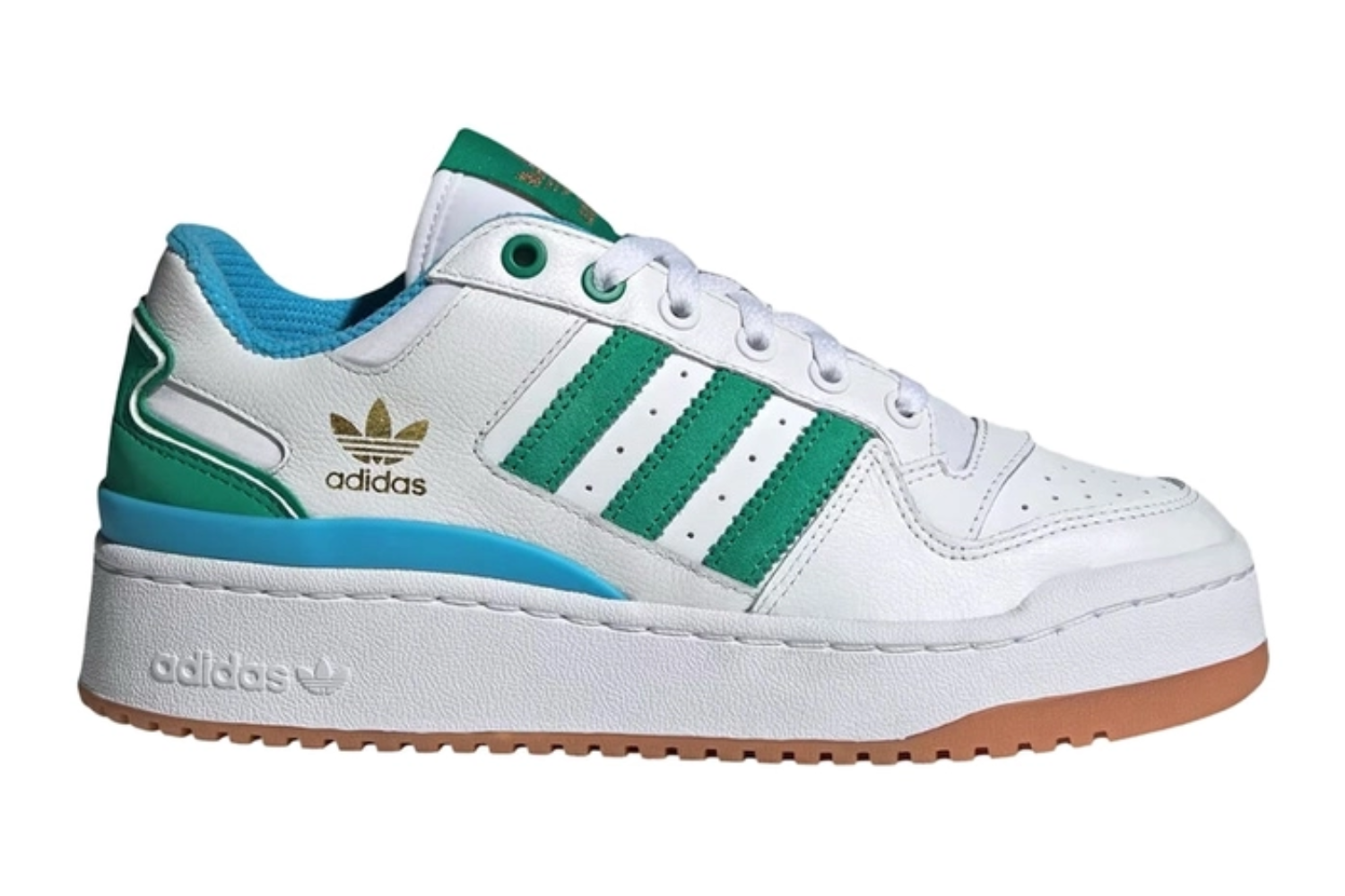 adidas Forum Bold 'Cloud White/Court Green/Sky Rush' | JI0062