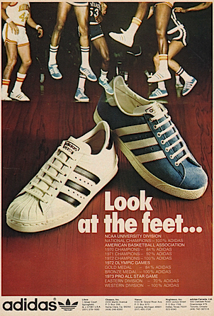 vintage adidas superstar poster