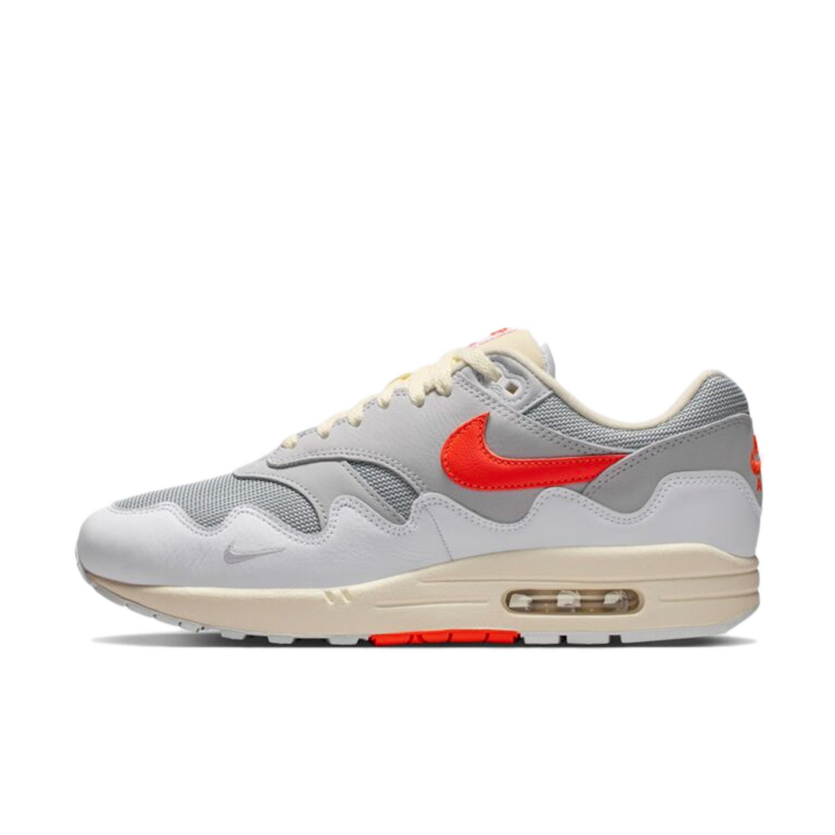 Patta x Nike Air Max 1 '87 'White & Hyper Crimson' II7055-100