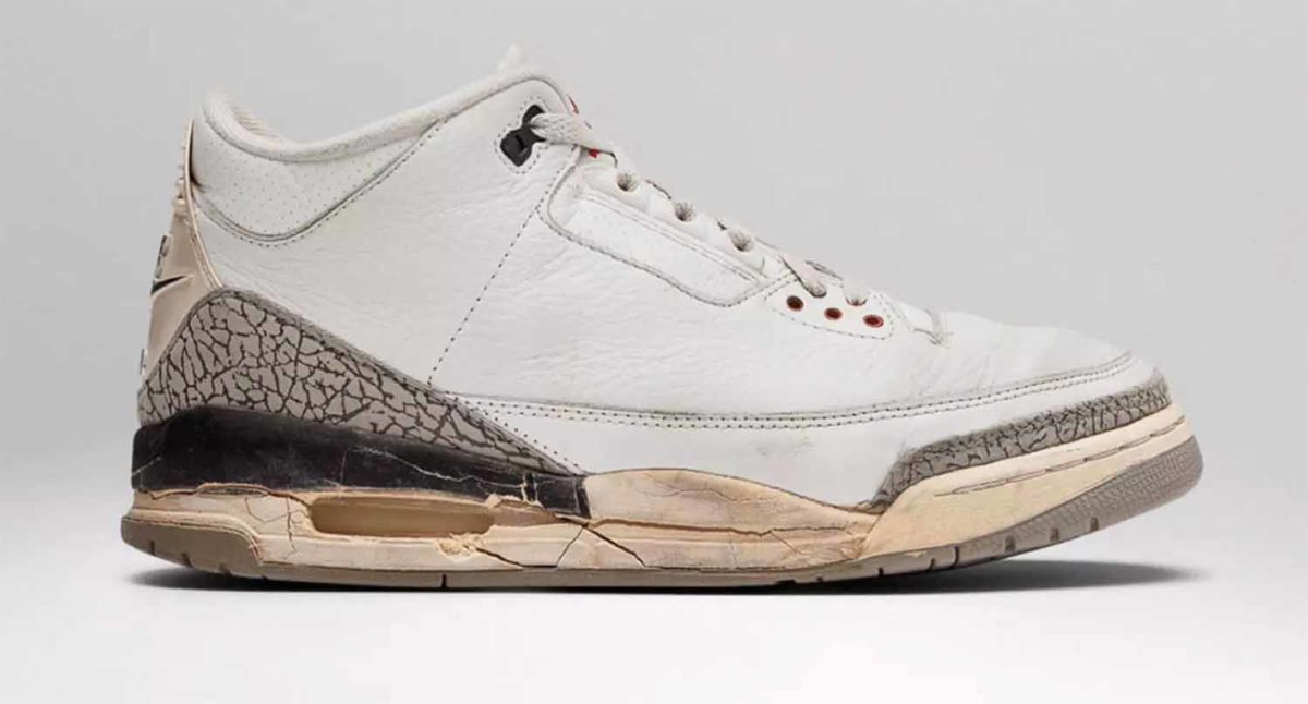 Air Jordan 3 'White Cement' kwam uit in 1988