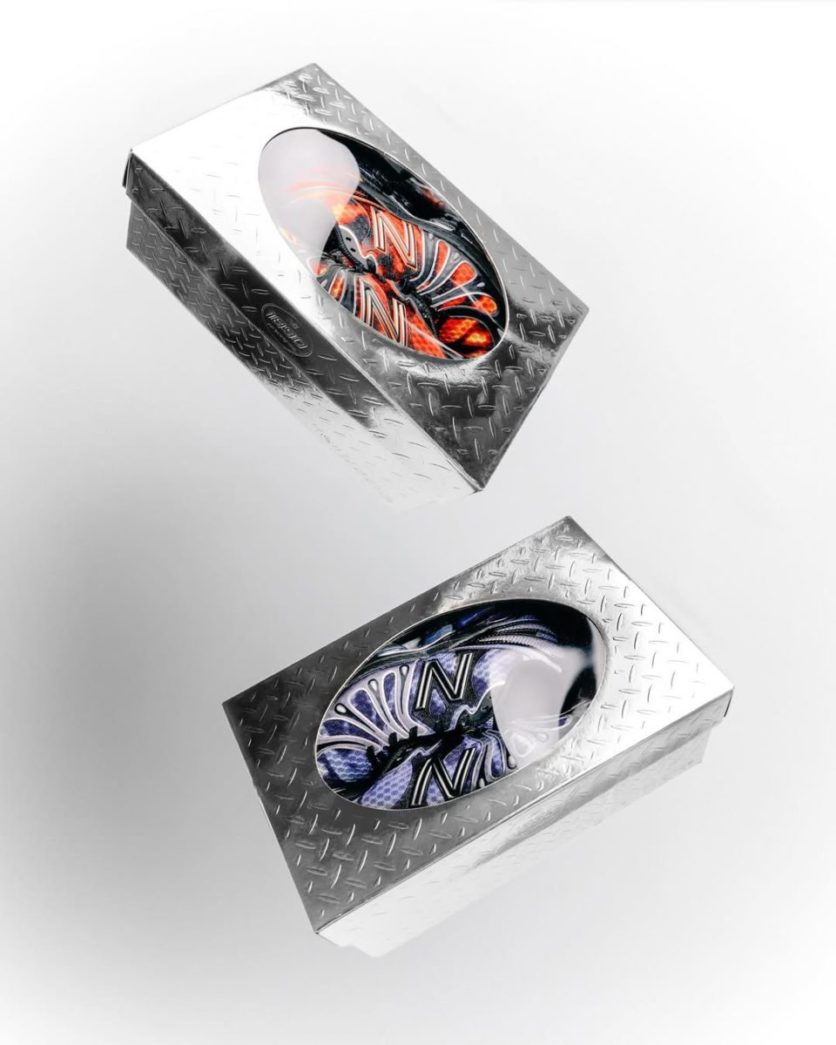 Foto verpakking JFG New Balance 1890 'Finger Waves' en 'Naughty Things'