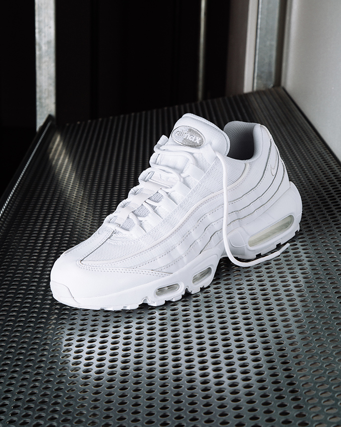 Nike Air Max 95 Essential White + Pure Platinum | The Drop Date