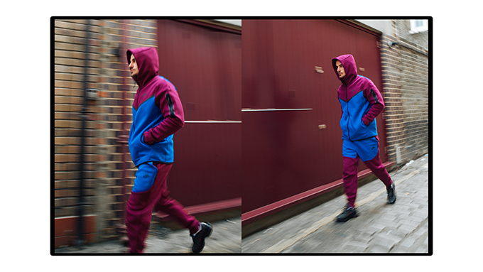 Nike Sportswear Tech Fleece Sangria and Game Royal