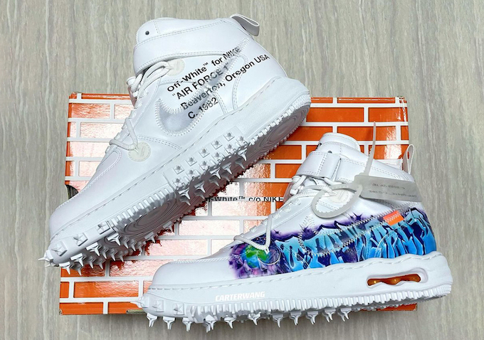 Nike x Off White Air Force 1 Mid Graffiti | The Drop Date