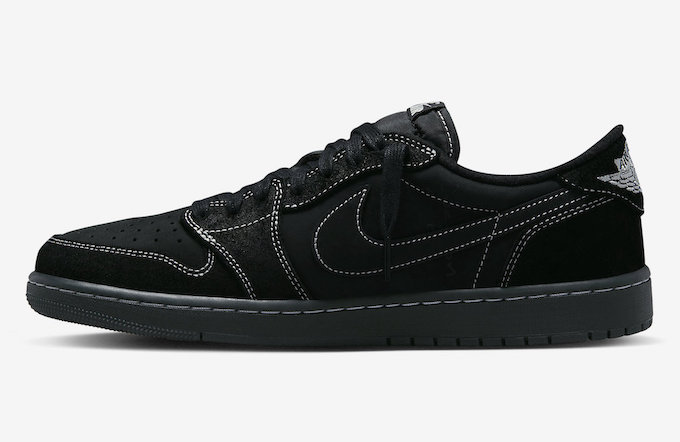 Nike x Travis Scott Air Jordan 1 Low OG Black - TDD | The Drop Date