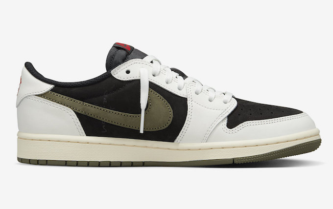 Travis Scott Air Jordan 1 Low Olive DZ4137-106 | The Drop Date