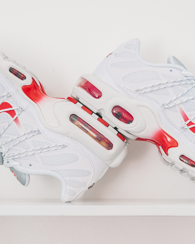 NIKE AIR MAX PLUS UTILITY - FN3488-100 - RED:WHITE