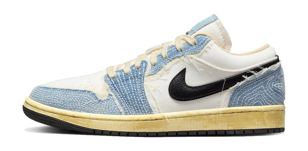 Nike Air Jordan 1 Low Sashiko FN7670-493 SNKRS Day 2023