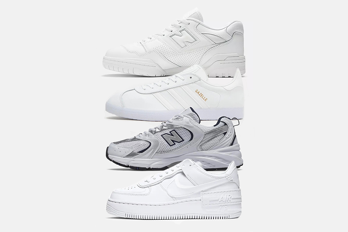 White sneakers for women