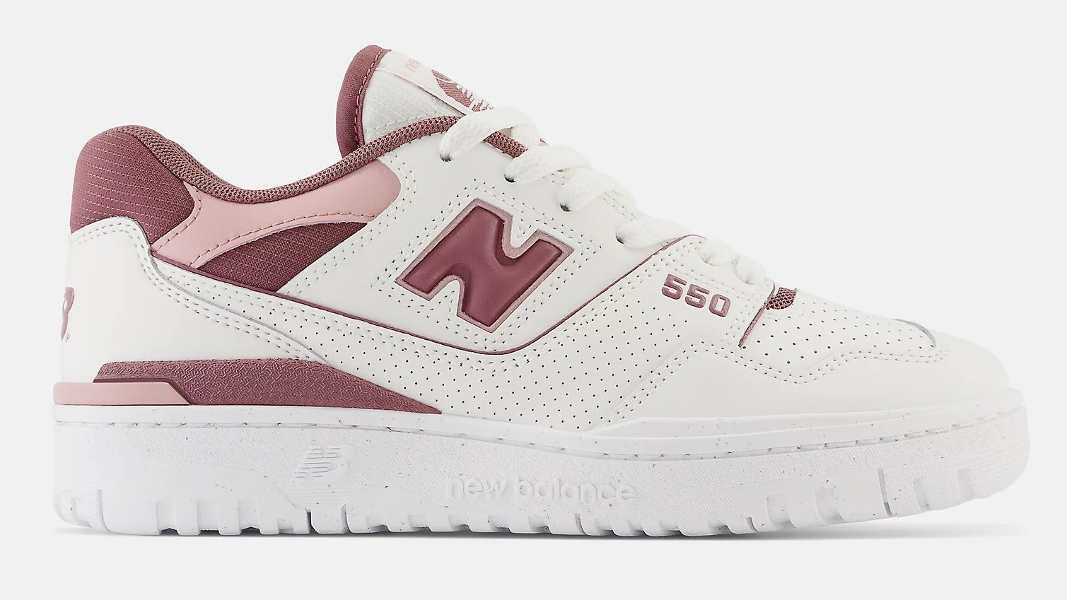 11. New Balance 550 Washed Burgundy - BBW550DP