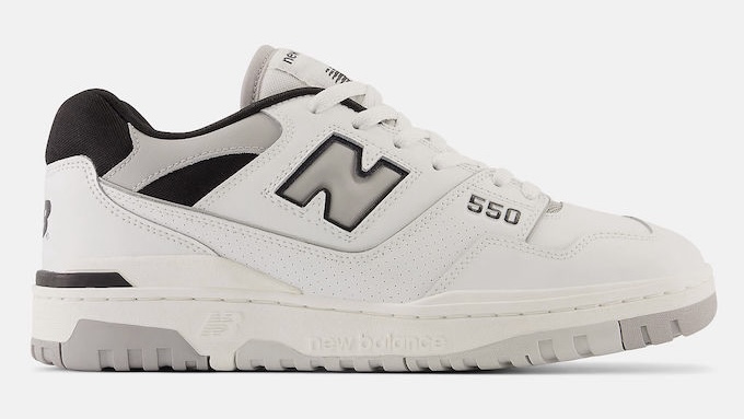 3 New Balance 550 Concrete Black - BB550NCL