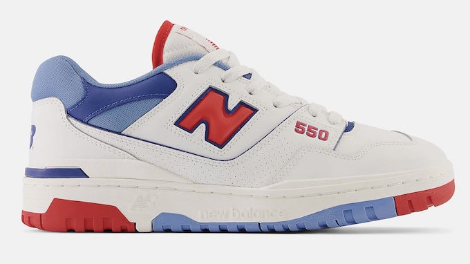 6 New Balance 550 True Red Atlantic Blue - BB50NCH