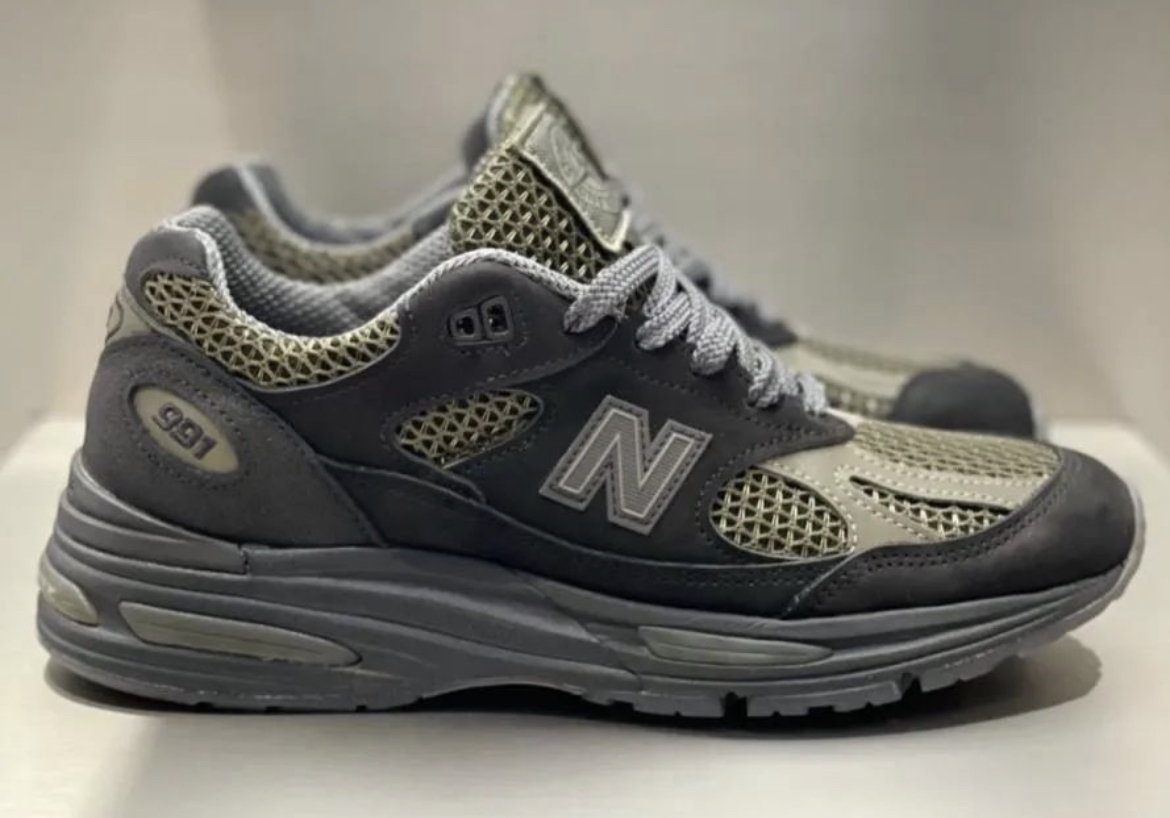 new balance stone island 991v2