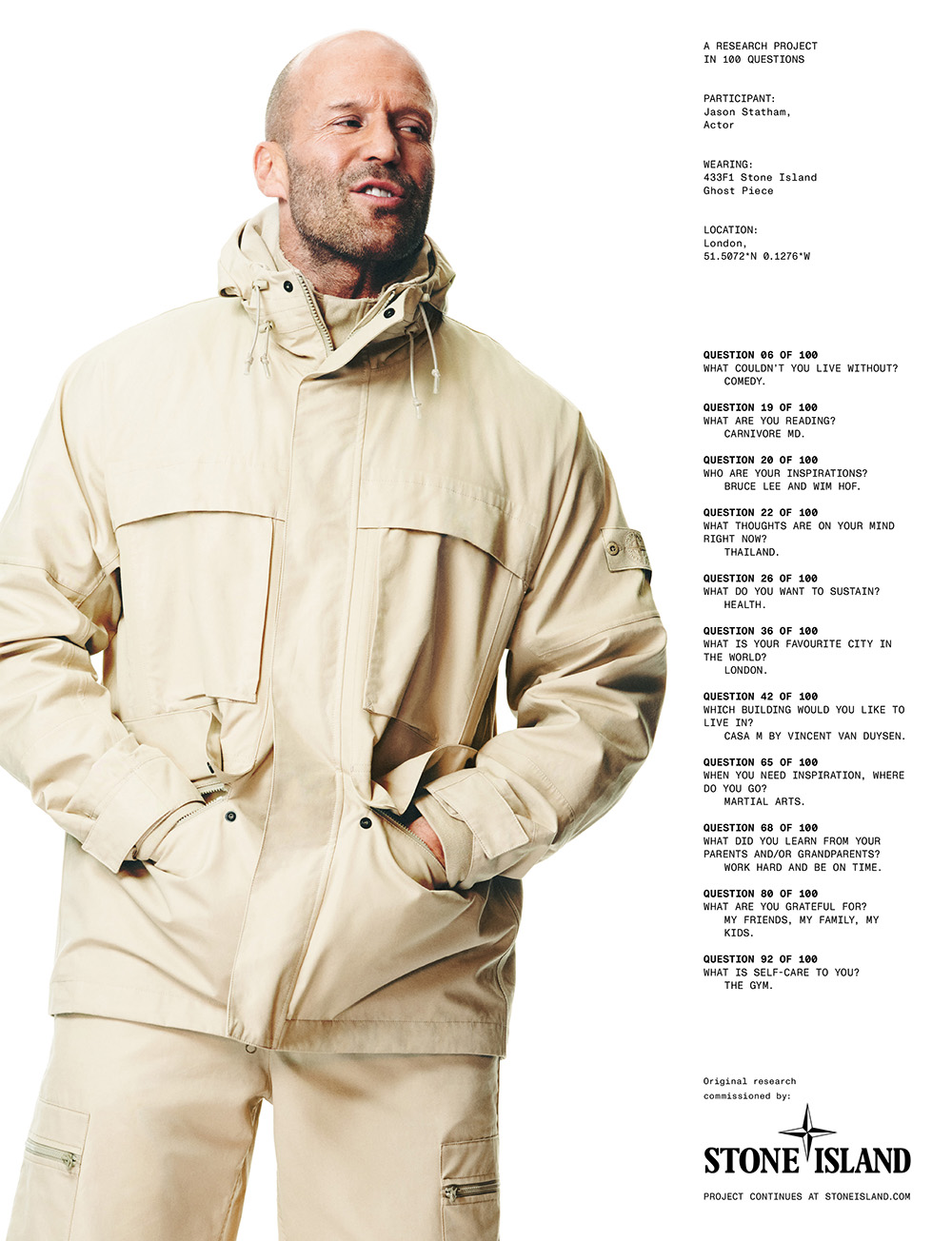 Stone Island Ghost Collection Explores Minimalist Perfection | The