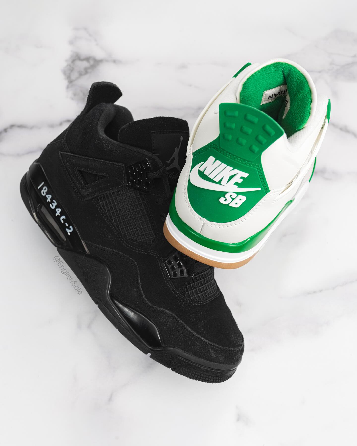 Air Jordan 4 Wear Test Sample x Pine Green