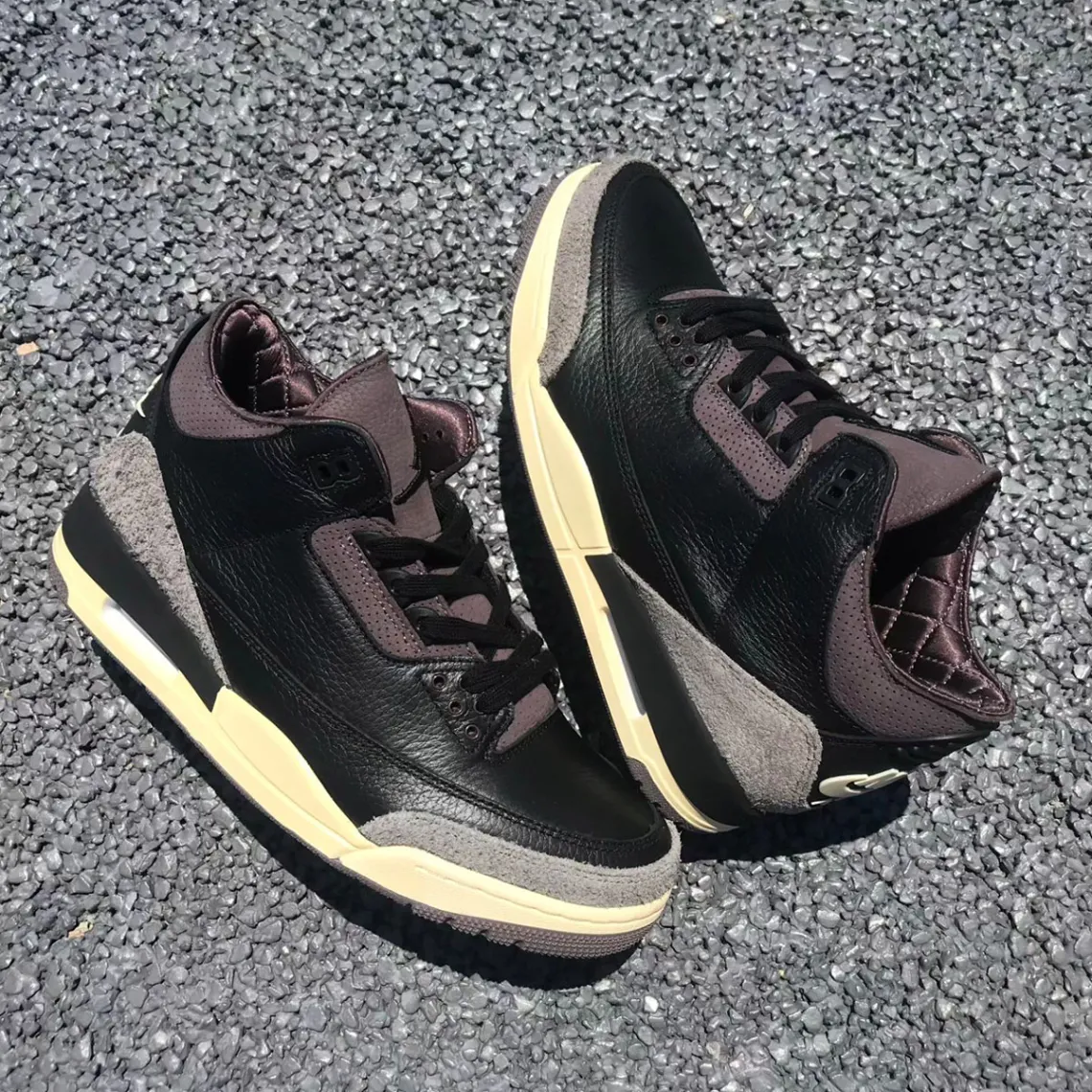 Take a Look at the A Ma Maniére x Air Jordan 3 'Black' | The Drop Date