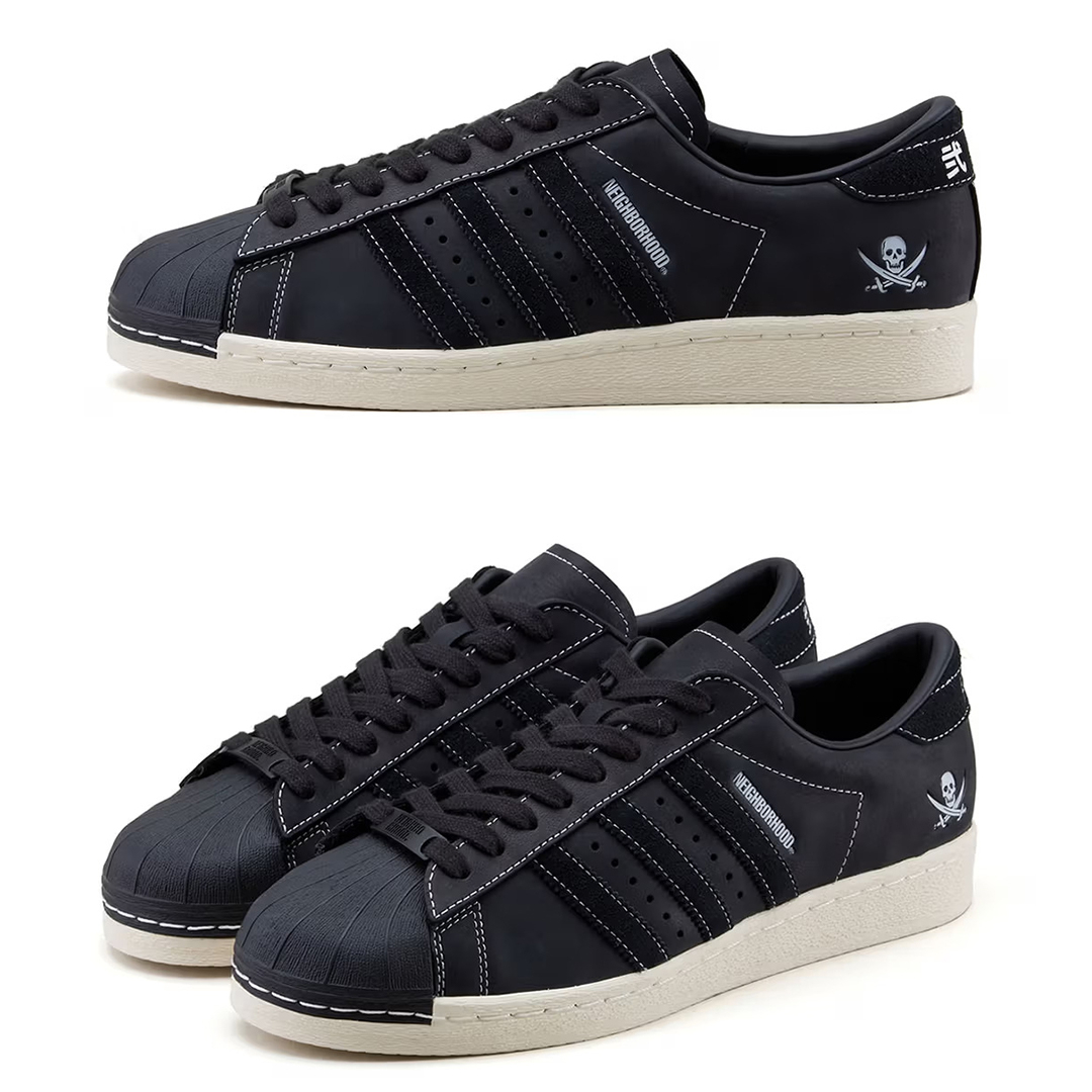 NEIGHBOURHOOD x adidas Superstar 'Ink Black' (ID8650)